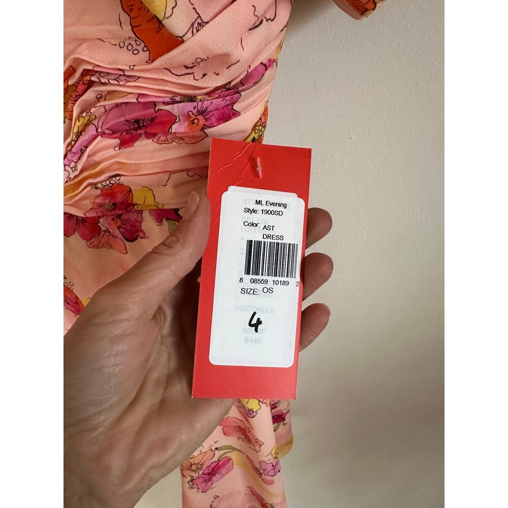 ML Monique Lhuillier Evening Cutout Dress Size 4 NWT - Picture 4 of 5